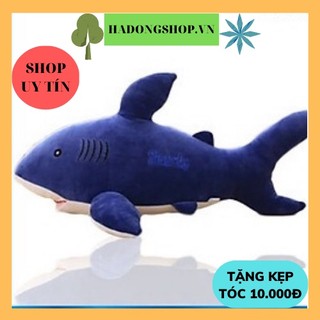 Sỉ giá xưởng cá mập bông,thú bông cá mập đồ chơi size 50cm siêu mềm mịn - hadongshop.vn