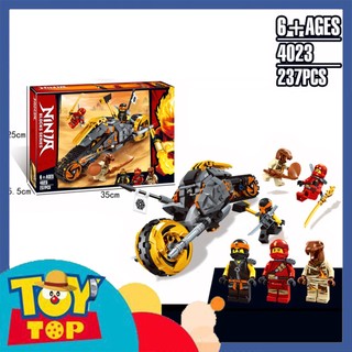 Đồ chơi lắp ráp ninja Season 11 mô hình Dirt Bike siêu xe moto địa hình sa mạc của Cole xếp hình ZIMO 4023