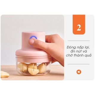 MÁY XAY TỎI ỚT ĐIỆN MINI 250ML