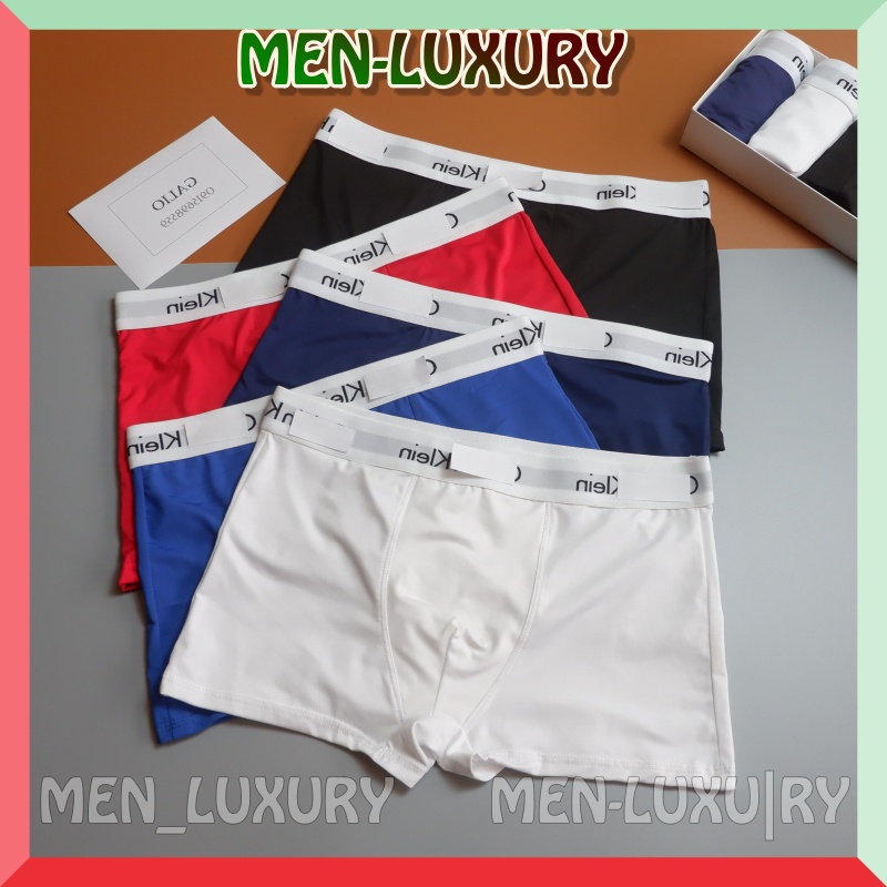 Quần sịp nam đùi boxer CK thoáng mát, quần sịp đùi chất thun lạnh - Men Luxury