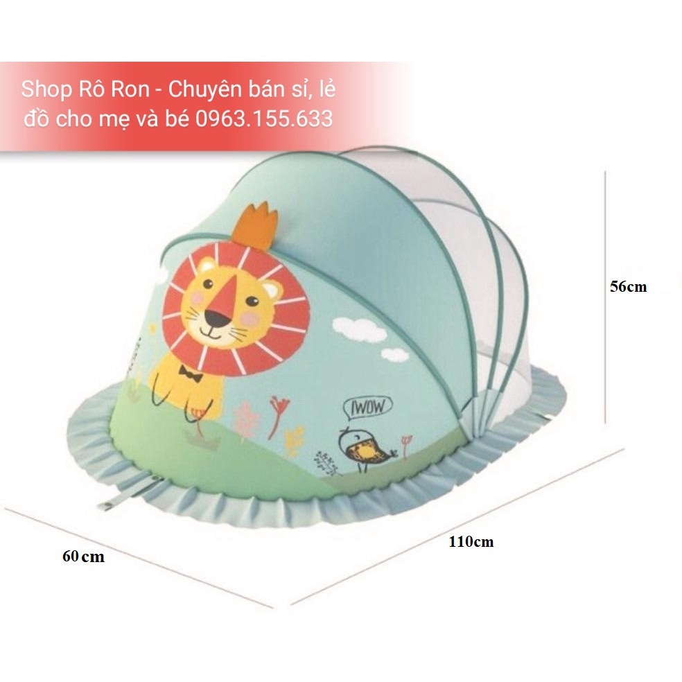 Mùng Chụp Tự Bung – Màn Chụp Cho Bé Gấp Gọn Hoạ Tiết Đáng Yêu