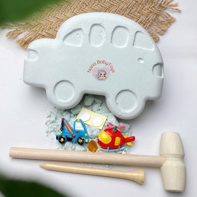 Đồ Chơi Khảo Cổ, Đào Kho Báu Hình Xe, Tìm Phương Tiện Giao Thông