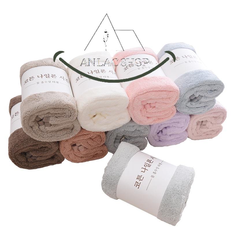Khăn Tắm Hàn Quốc 1m4*70cm Nặng Thấm Hút Nhanh - SHOP AN LAC
