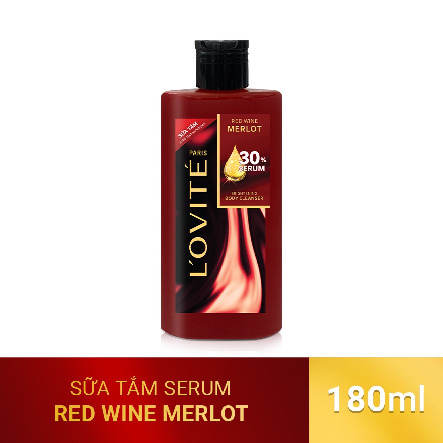 Sữa Tắm Serum Lovite Red Wine Merlot 180ml