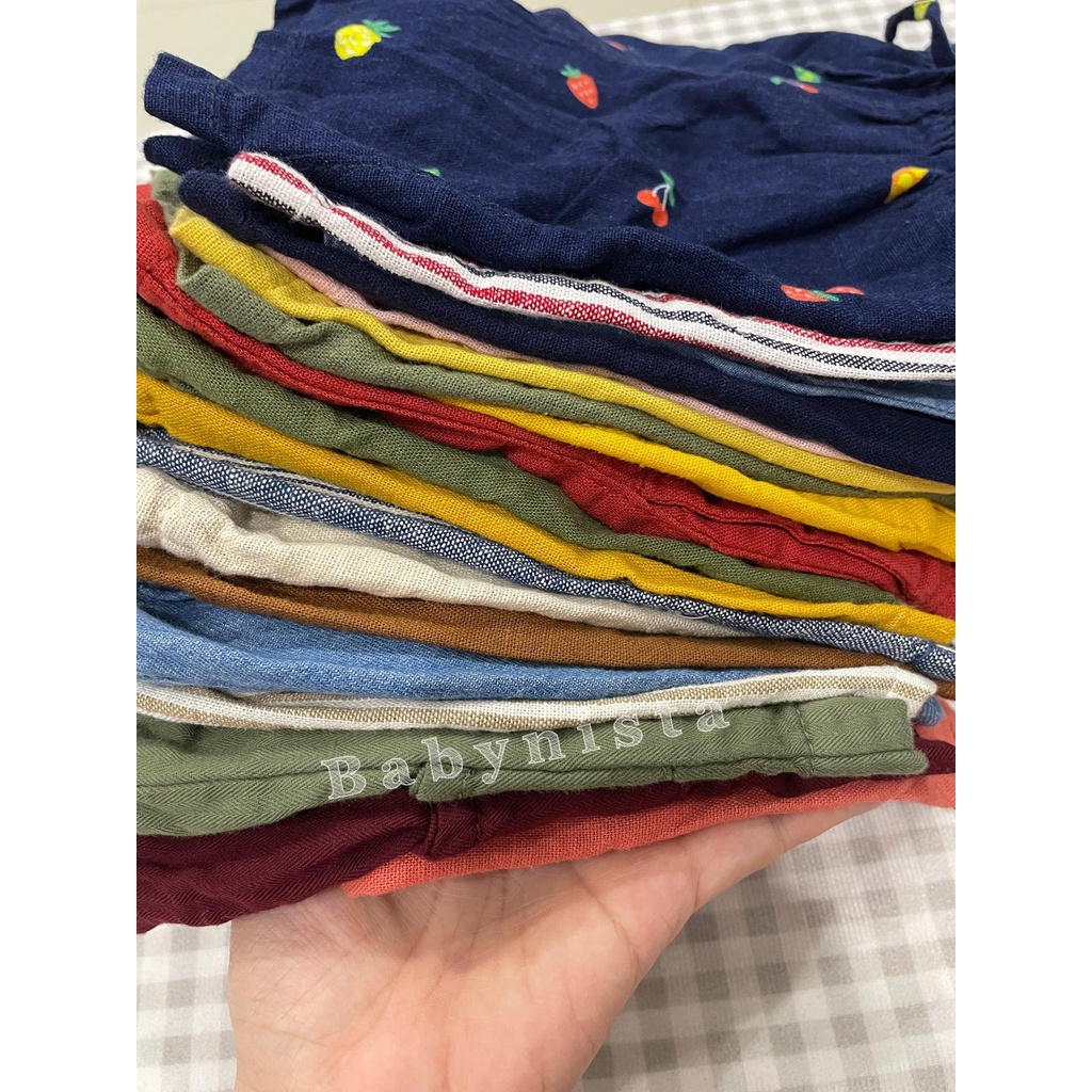 SHORT LINEN BÉ GÁI DƯ XỊN