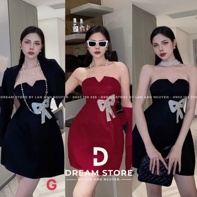 HÀNG SẴN KHO 3 MÀU( Sét Bộ Áo khoác tay dài Đầm Body 2Day Dáng A Phối Nơ Kim Tuyến) Form đứng Y Hình.