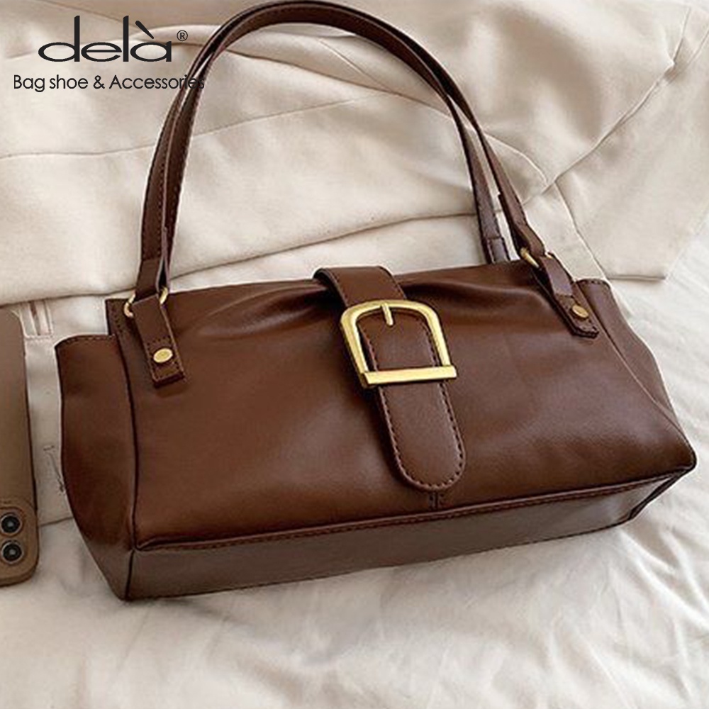 Dela 2023 Túi Đeo Vai Bằng Da Mềm Sức Chứa Lớn Hợp Thời Trang Cho Nữ