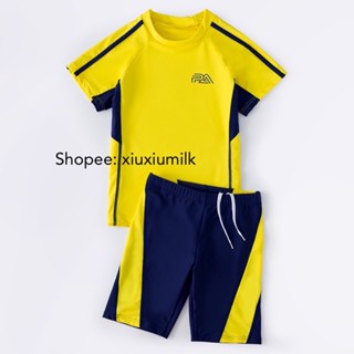 33-50kg Đồ bơi size đại cho bé trai lớn, áo bơi và quần bơi