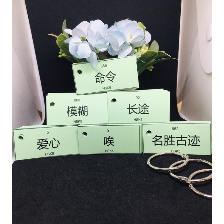 THẺ FLASHCARD TIẾNG TRUNG HSK6 hơn 2000 từ vựng