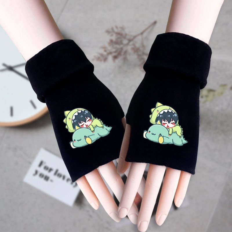 Găng tay len BLUE LOCK thời trang cá tính anime chibi ấm áp