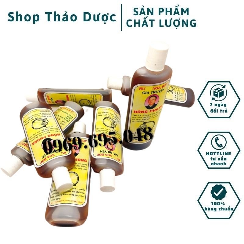 10 chai Dầu Xoa Bóp Gia Truyền Hồng Phong