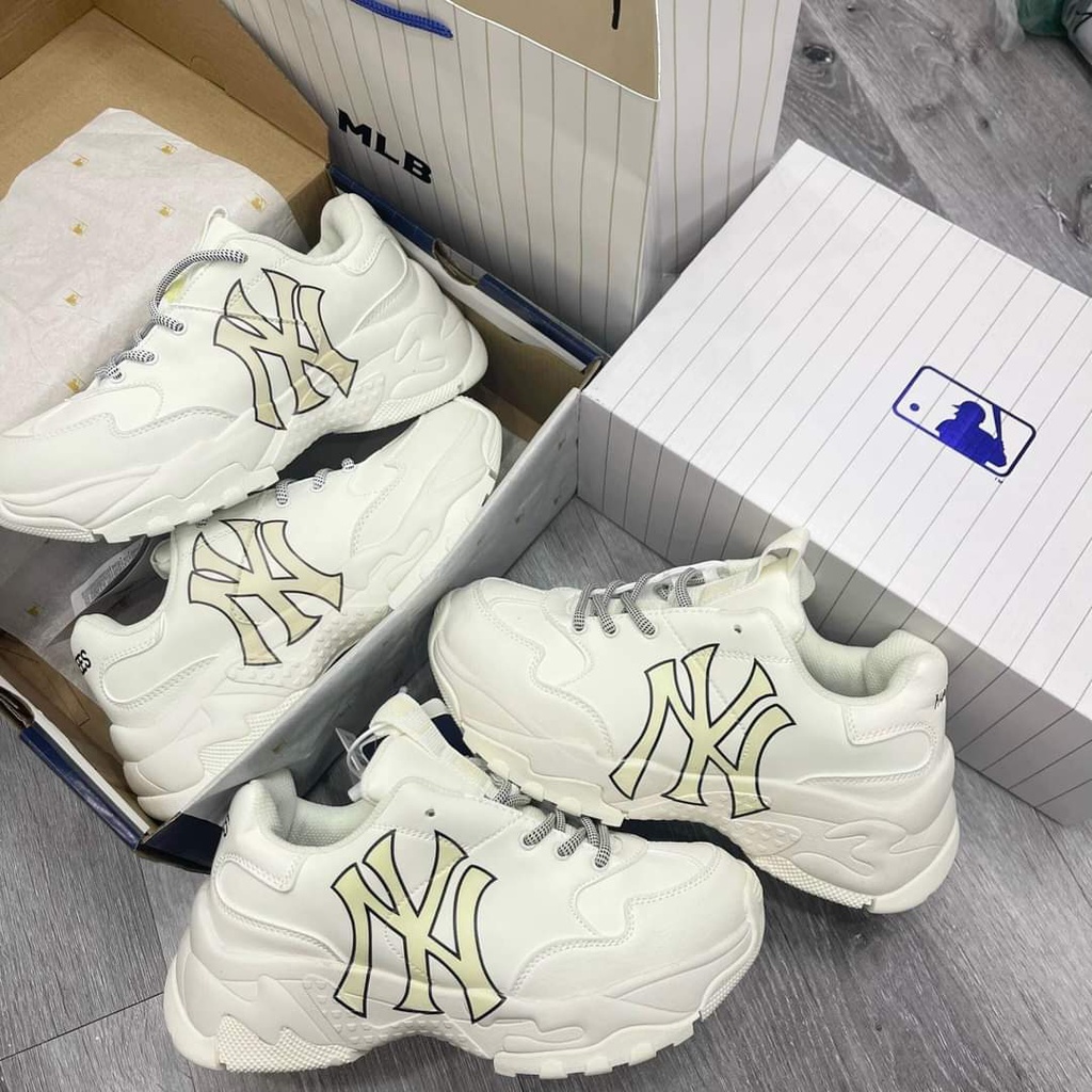 Giày MLB Chunky LA, NY, BOSTON - Giày Thể Thao Nam Nữ MLB Đủ 3 Mẫu Đế Tách 2 Lớp Tăng Chiều Cao 5cm Full Box Bill