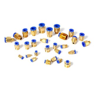 Đầu nối nhanh khí nén pc đủ các loại ren đủ các loại ống 4-6-8-10-12, cút nối hơi khí nén, đầu nối hơi khí