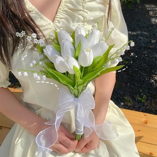 Bó Hoa Giả Lãng Mạn Dùng Trang Trí Tiệc