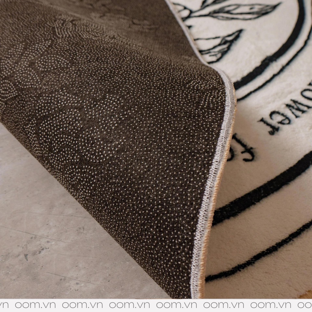 THẢM TRÒN TRANG TRÍ FLORAL