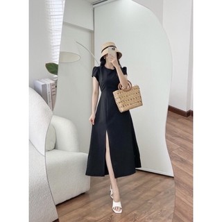 Đầm maxi đi biển dạo phố dáng xoè dài xẻ đùi hở lưng quyến rũ nhẹ nhàng bay bổng thướt tha trẻ trung