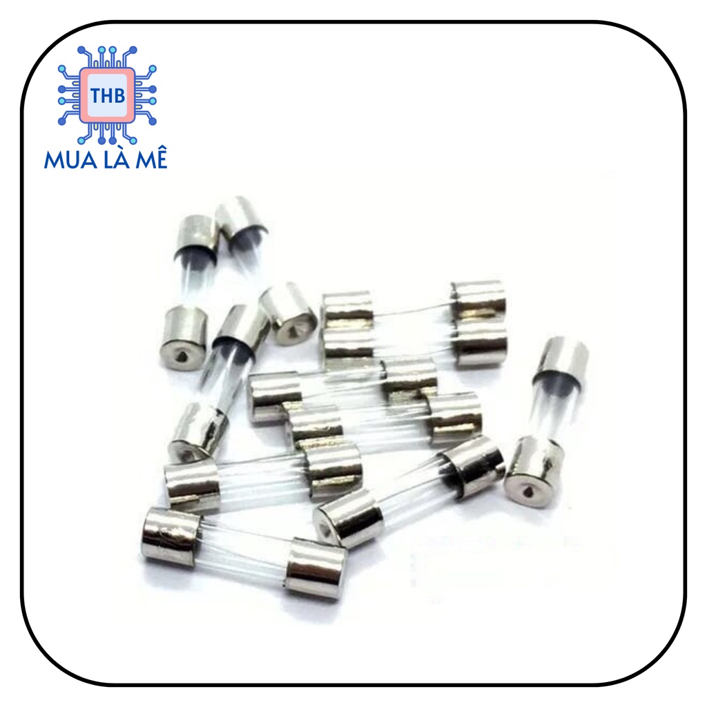 Cầu chì thủy tinh 6.3A 250V 5x20mm