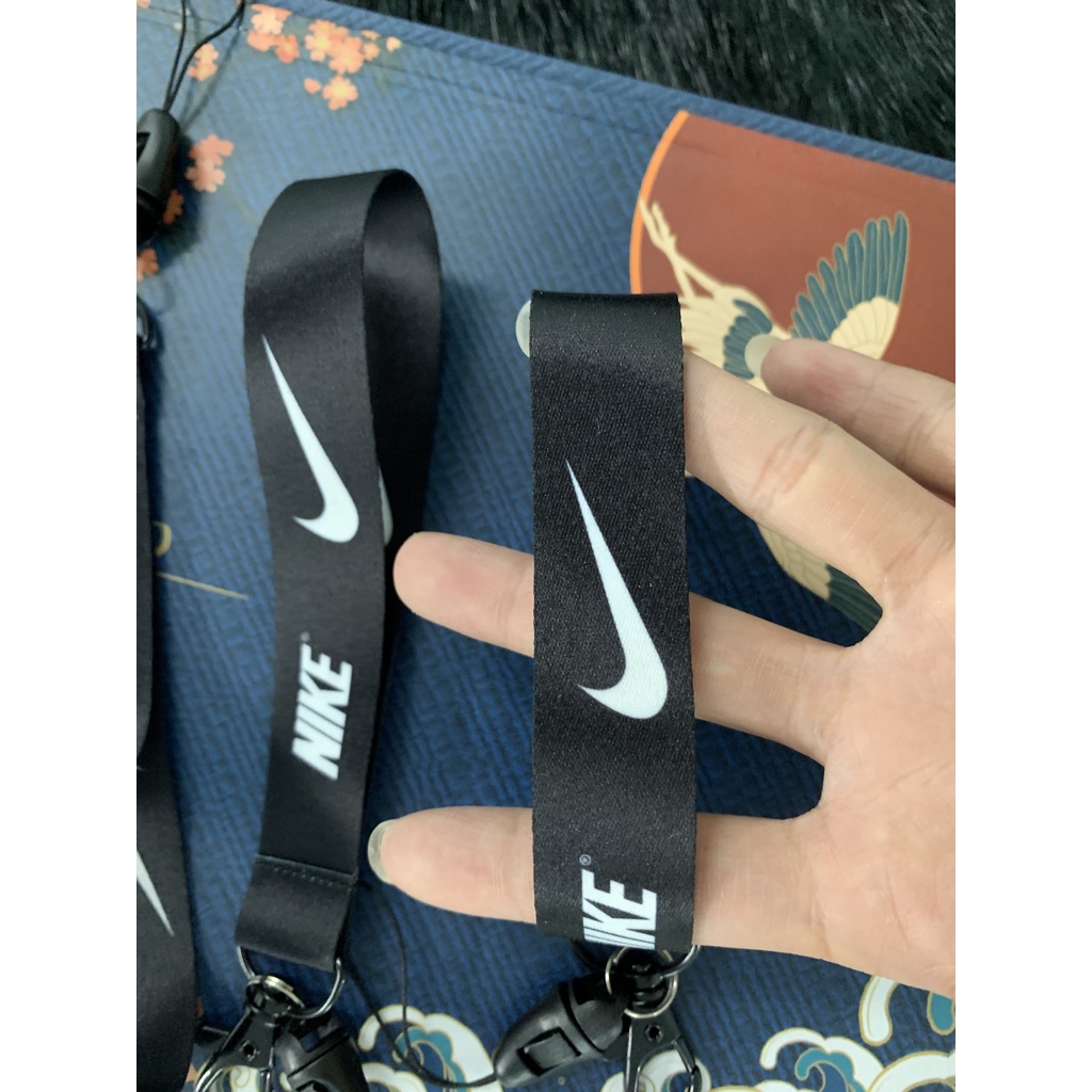 Dây đeo thẻ, dây đeo móc khóa in logo Nike