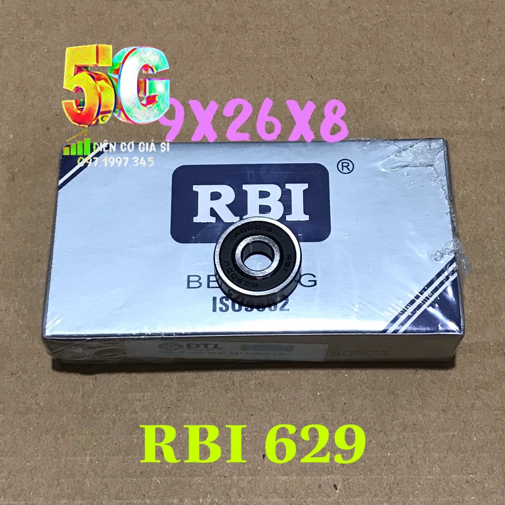 Bạc Đạn RBI Mã 607 - 608 - 609 - 627 - 628 - 629 Lưu Ý Mã Số Trên Bi Khi Đặt Hàng