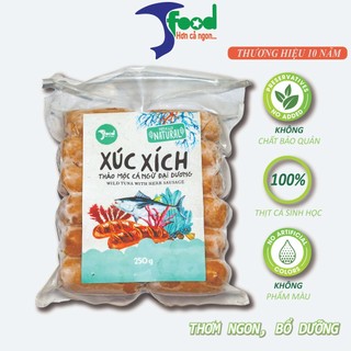 Xúc xích Cá Ngừ Đại Dương - Cam kết ko chất bảo quản và làm bằng 100% cá ngừ xuất Nhật