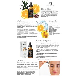 Serum sáng da mờ thâm Vitamin C Radha