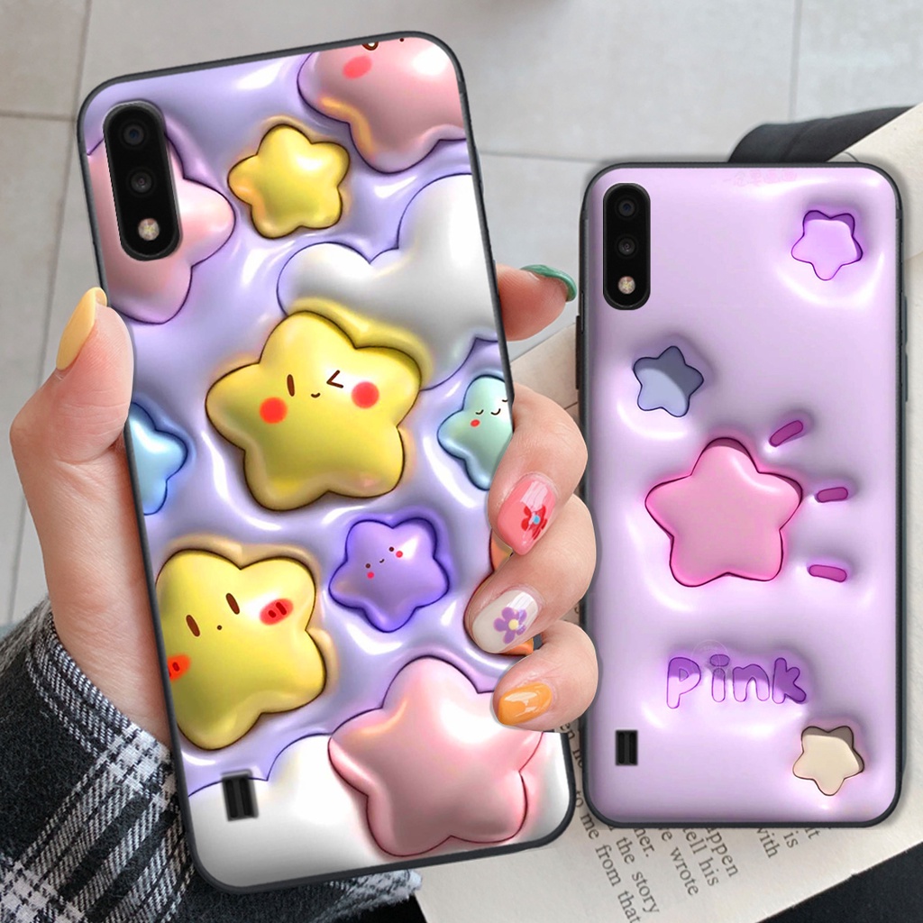 Ốp Samsung A01 / A02 in phẳng hiệu ứng 3D giả nổi siêu thật, cực xinh, cá tính