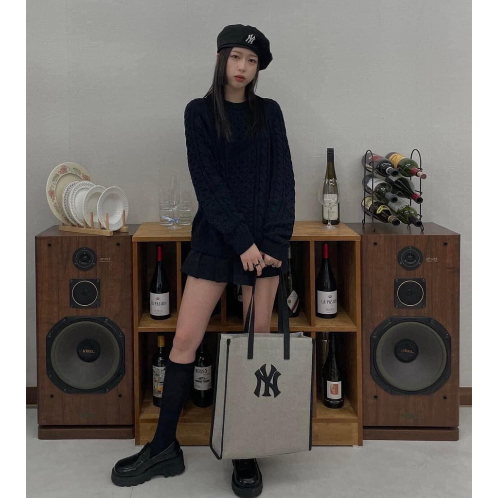 TÚI TOTE MLB CANVAS NY / B 2023