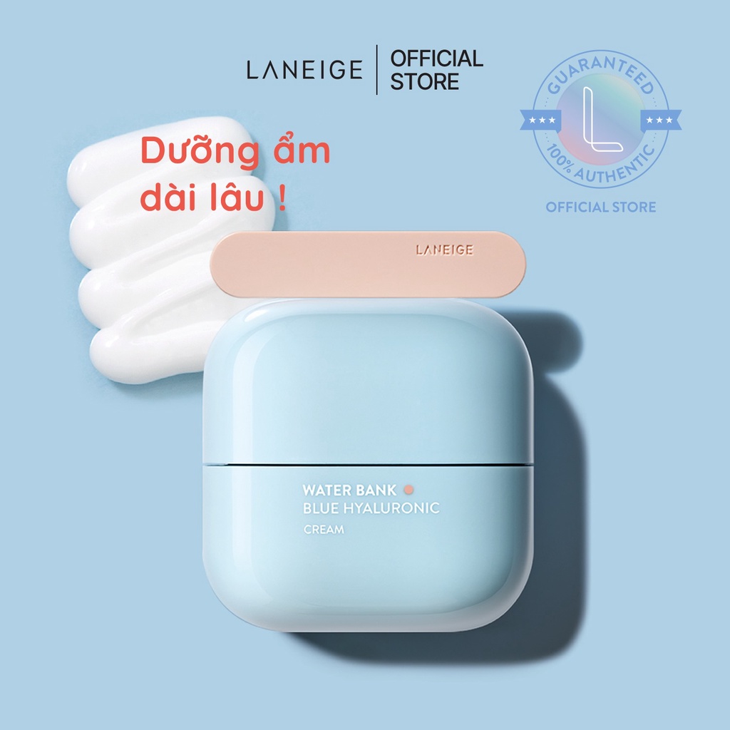 Kem Dưỡng Ẩm Cho Da Khô & Da Nhạy Cảm Laneige WaterBank Blue HA Cream 50ml