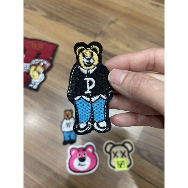 Patch vải ủi nhiệt hình thêu hình gấu dễ thương hot hit