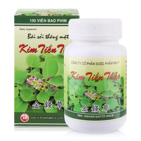 Kim Tiền Thảo Đại Uy Chai 100ml - Tan Sỏi Thận, Lợi Niệu - Bài Sỏi - Thông Mật