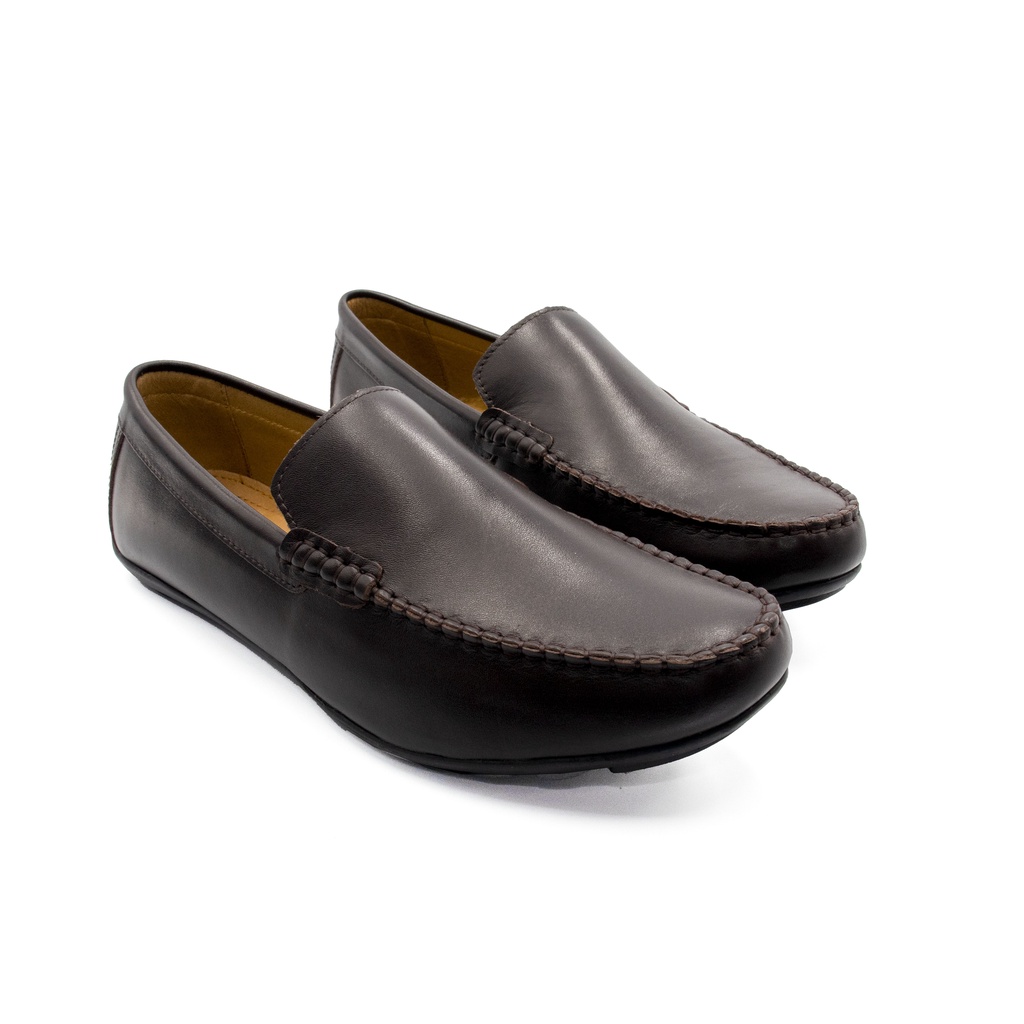 Giày lười nam mocassin da bò nappa VTL03 DOLOMen - Bảo hành 6 tháng