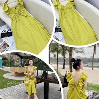 đầm maxi bơ (sản phẩm chốt live)