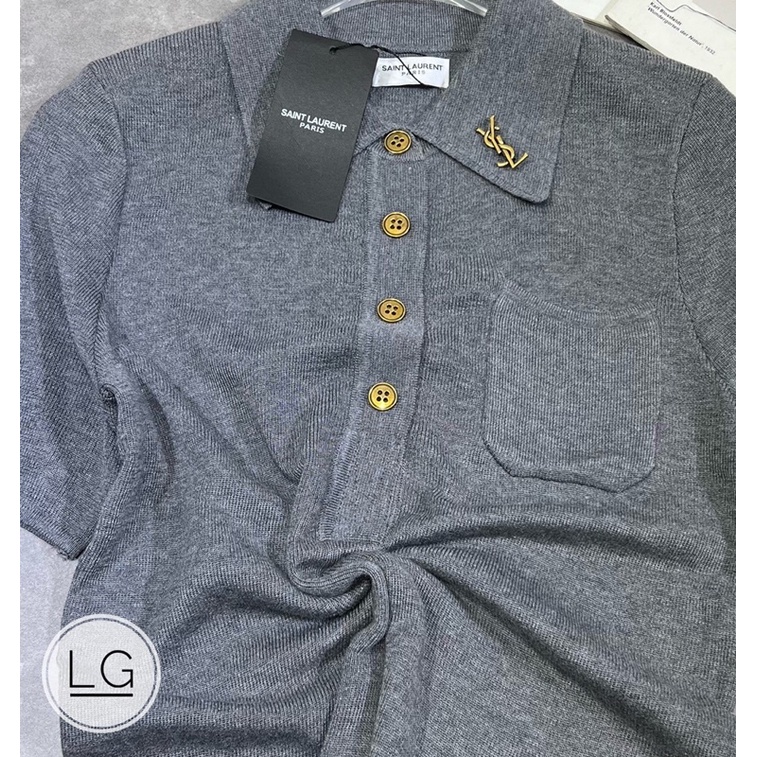 Áo len polo cộc tay Y.S.L hàng QCCC