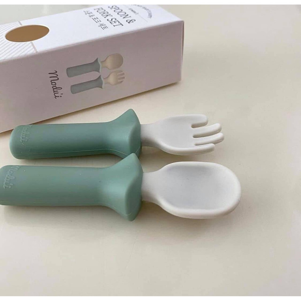 Bộ Thìa Dĩa Ăn Dặm Cho Bé Set Thìa Nĩa Cho Trẻ Tập Ăn Dặm Mẫu Mới Nhất 2023 Chính hãng nuoiconkieuhan