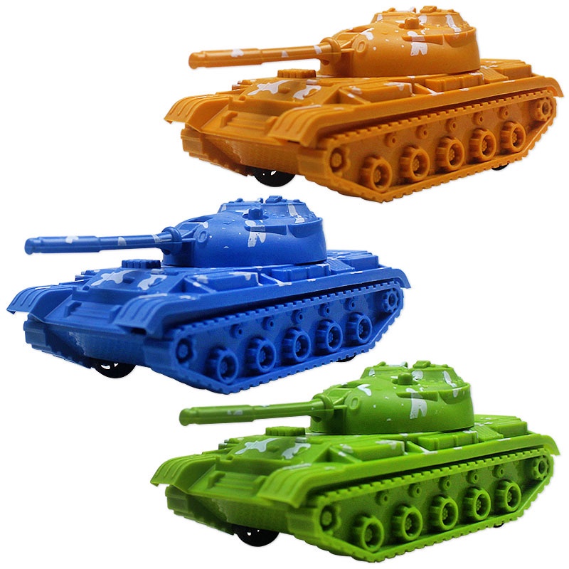 Đồ chơi xe tăng chạy bằng cót, Ô tô đồ chơi mô hình nhựa ABS cho bé