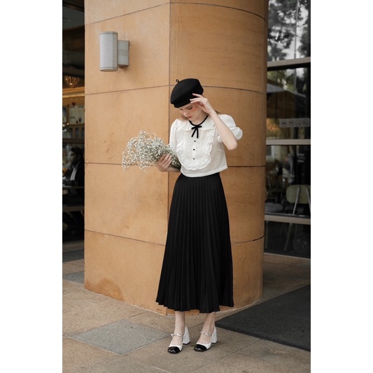 Chân váy xếp ly dài  MALIO SKIRT by RUBIES
