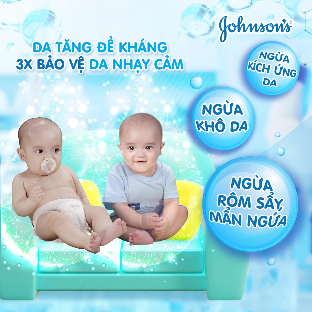 GIFT_Combo 2 Sữa tắm gội toàn thân mềm mịn Johnson' baby Bath Cotton Touch 200ml