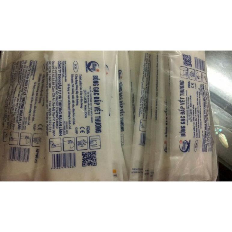 Bịch 50 túi bông gạc đắp vết thương An Lành
