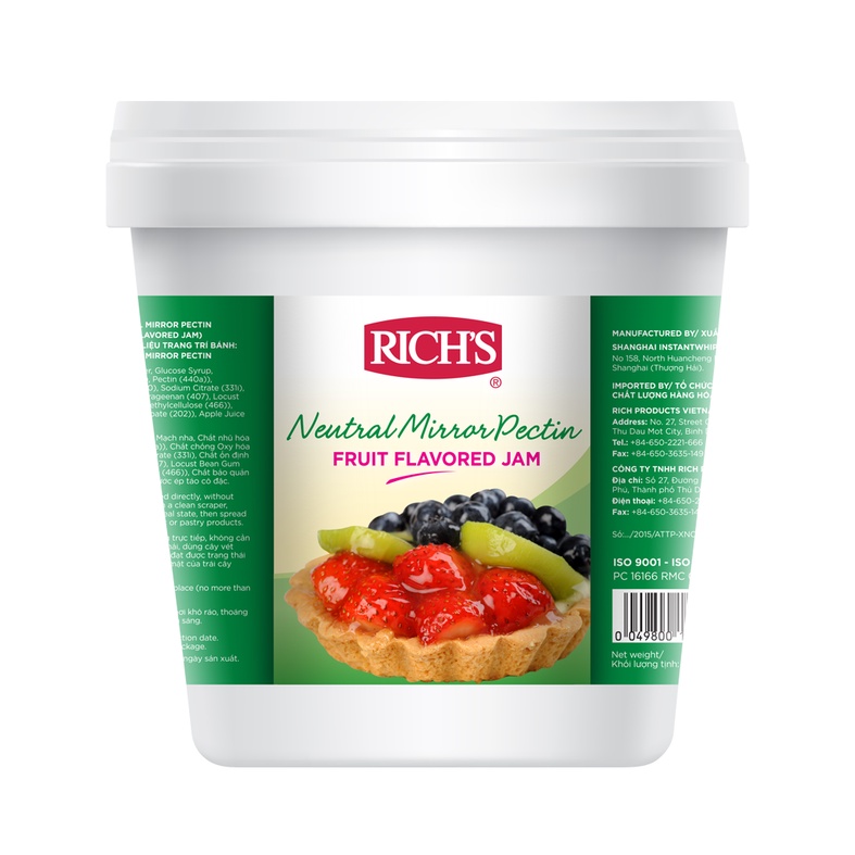 Glaze Trong Rich’s xô 2,5kg