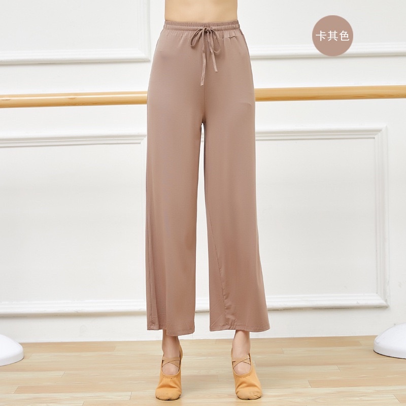 Quần dài ống suông tập múa đương đại, múa cổ trang, yoga, dance, thể thao 1371