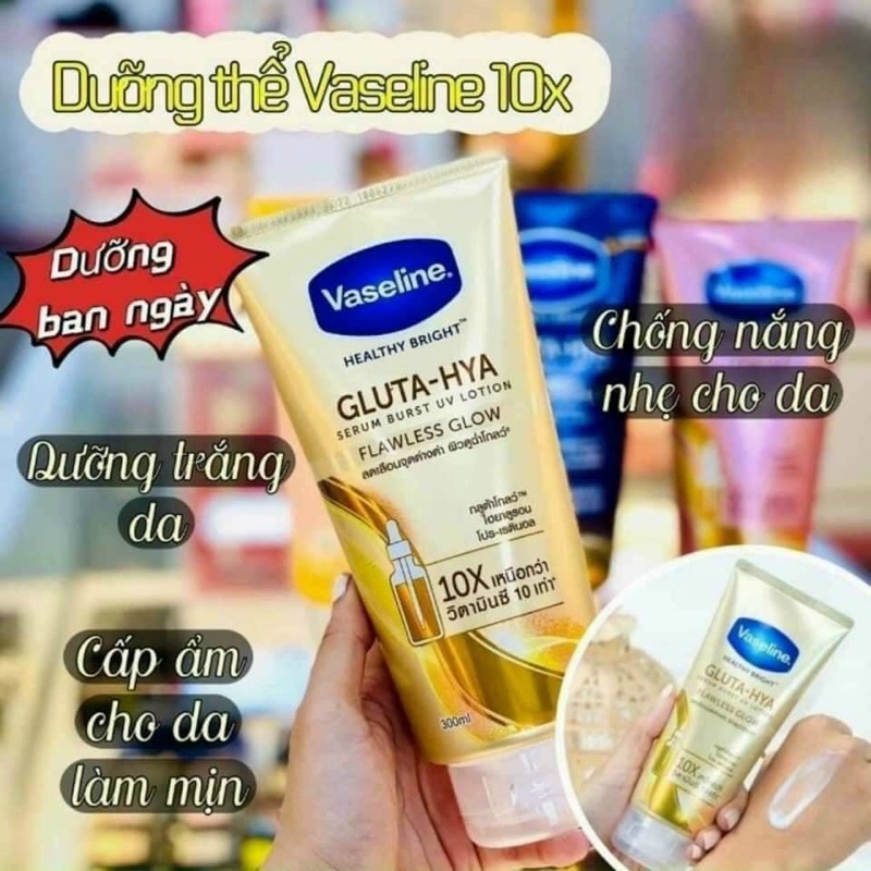 Sữa dưỡng thể Vaseline 10x thái Lan