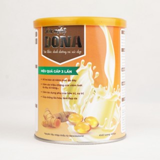 Combo 4 Hộp Sữa Nghệ Dona - Món Quà Sức Khỏe Cho Bố Mẹ ( 400 Gr/ Hộp )
