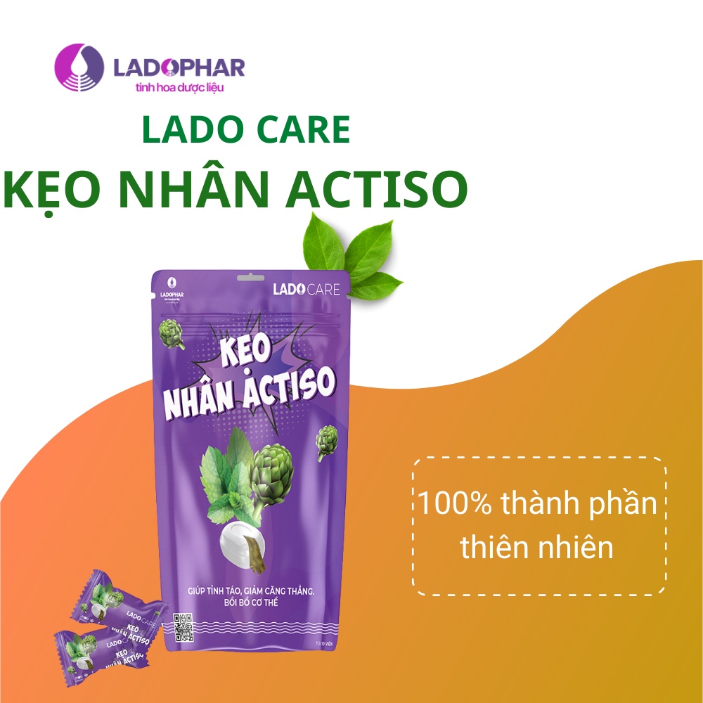 LADO CARE KẸO NHÂN ACTISÔ