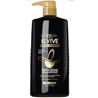 Dầu gội và Xả cho tóc hư tổn Loreal Paris Elvive Total Repair 5 [Mỹ]