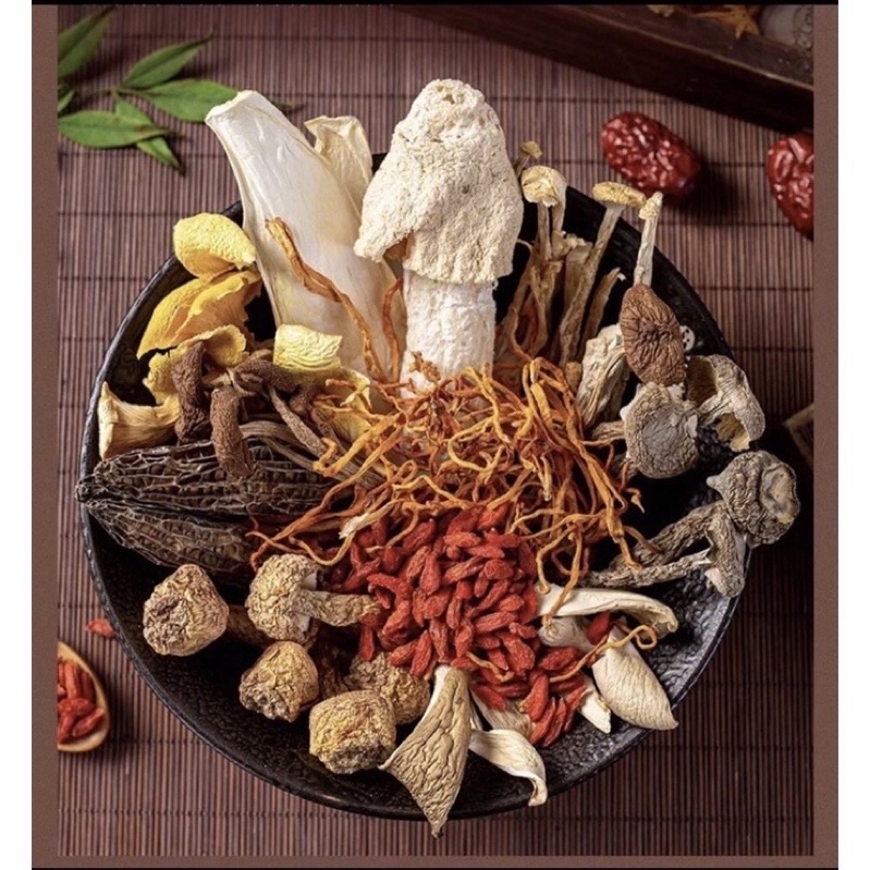 nấm khô 8 màu nấu canh thơm ngon bổ dưỡng