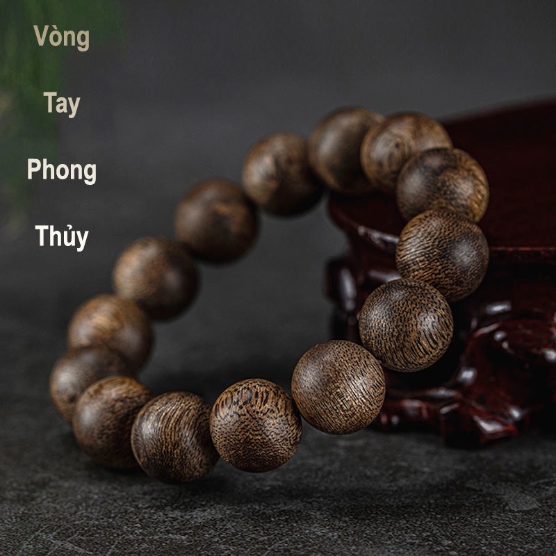 Vòng Tay Trầm Hương Đơn 10mm, 12mm , Vòng Phong Thủy Cao Cấp
