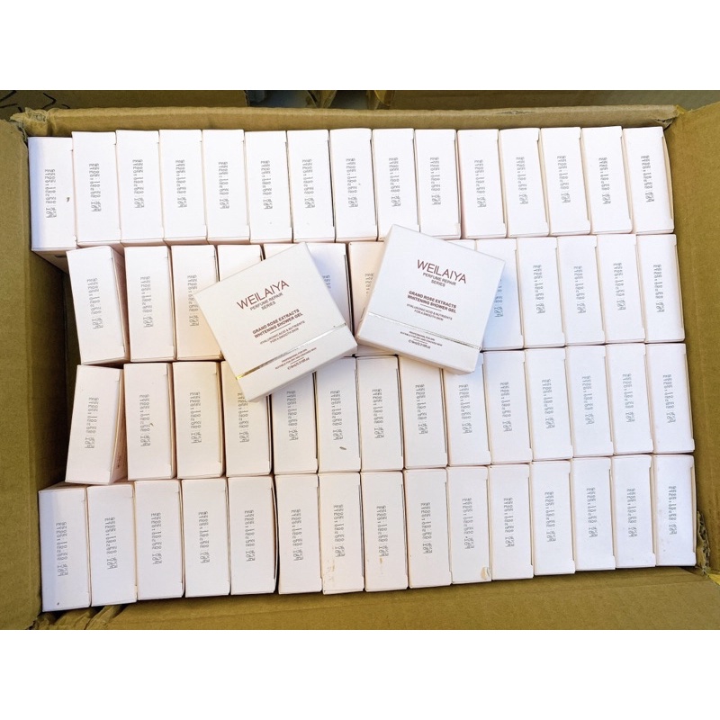 Sữa Tắm Hương Nước Hoa Damask Weilaiya9ml Sữa Tắm Trắng Da Cánh Hoa Hồng Hộp Mini 9ml