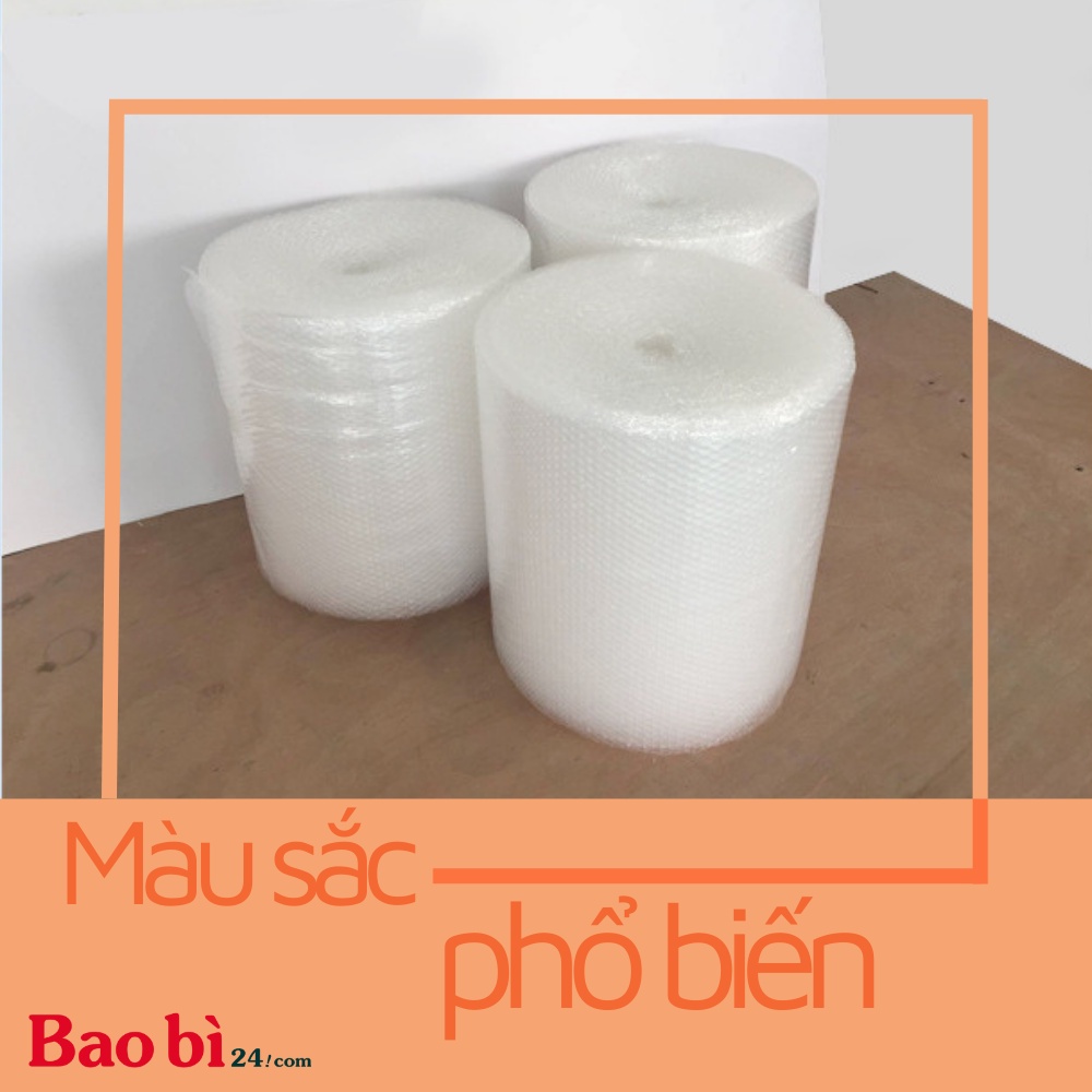 BaoBi24 Cuộn Bóng Khí - xốp nổ - Gói hàng - Bọc hàng - Dài 100m Kích thước 20cm, 30cm, 40cm