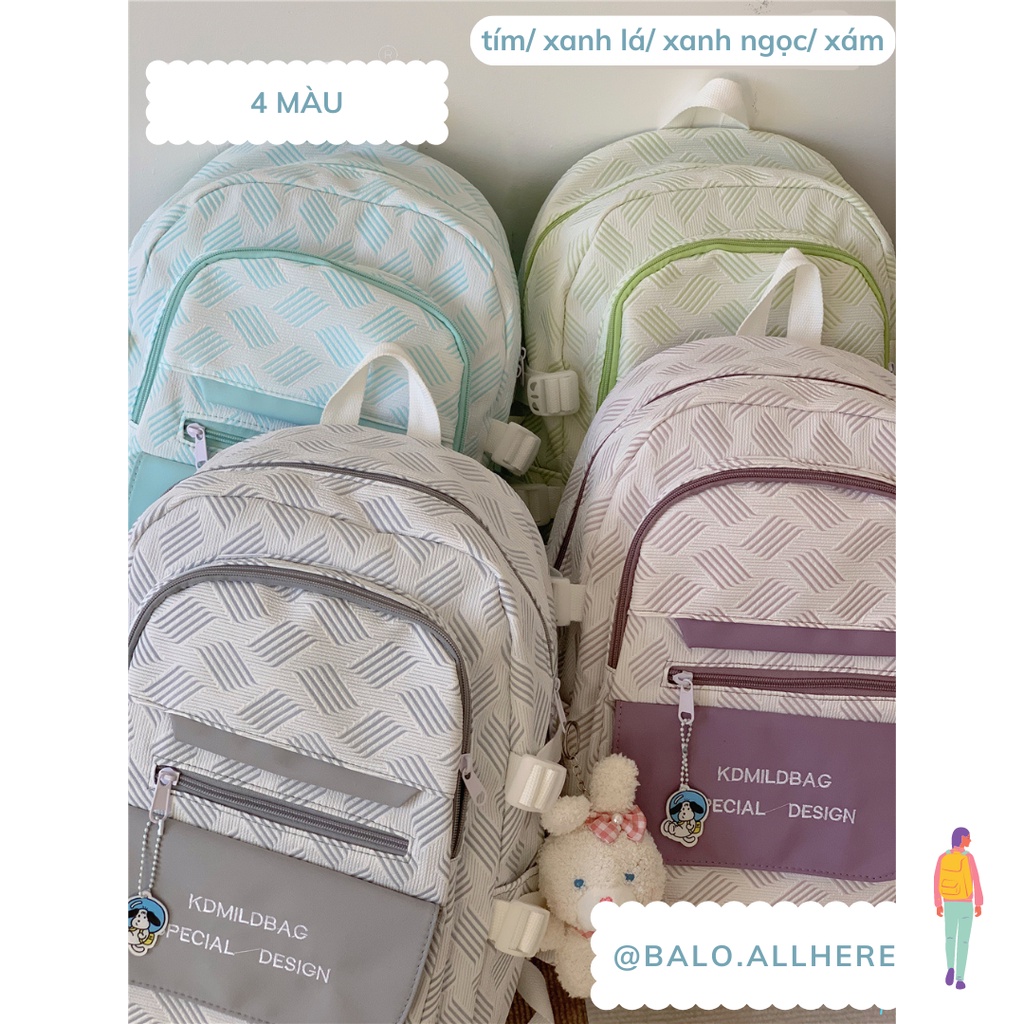 Balo Đi Học Không Thấm Nước