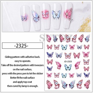 Sticker bươm dán móng/ trang trí móng nghệ thuật